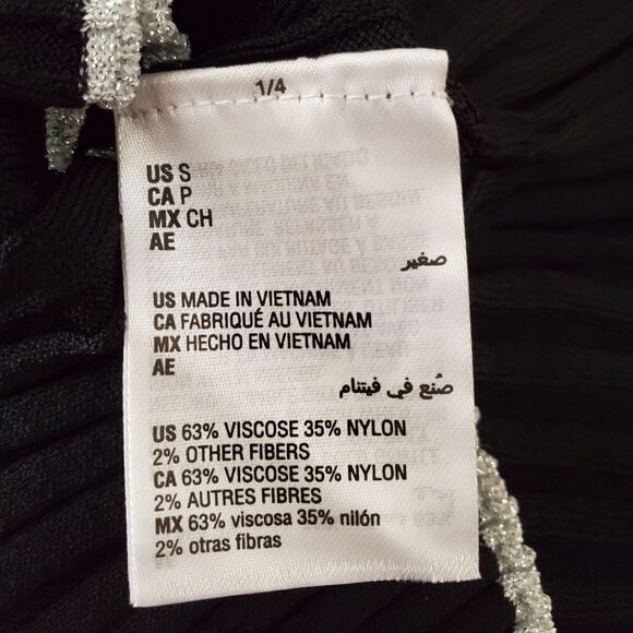 NEW! INC Rib Knit Sparkle Trim Sweater size Small - Picture 11 of 12